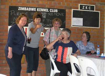 Audrey Harpur, Ursula McKinlay, Gladys, Ann Folcarelli and Moira Geogeghan.