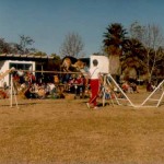 Freya walking the tight rope at Charons School