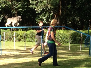 Lyn Pozzo with Skye