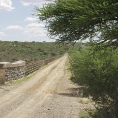 Orange River - Old Wagon Bridge-1891 04 The old wagon bridge over the Orange river