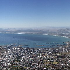 Table Mountain 05 Panorama Panorama of Cape Town from Table Mountain