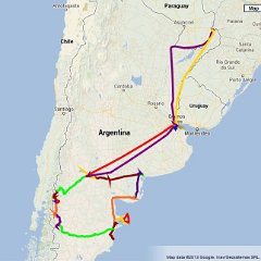 2013 Argentina Track Map