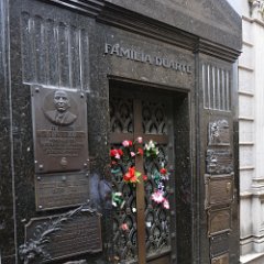 Argentina-Buenos Aires-Recoleta Cemetry 04-Mausoleum Evita Peron Buenos Aires-Recoleta Cemetry-Evita Peron's Mausoleum