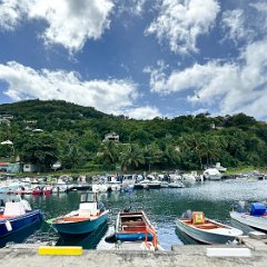 Guadeloupe 202402 - Deshaies 05 - Harbour Deshaies harbour