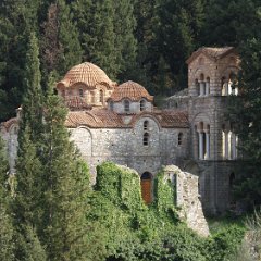 Mystras - Monastry 02 Mystras monastery