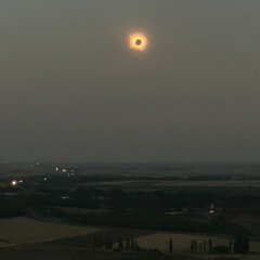 Spain Portugal and France 202608 - 019 - Total eclipse - Castro de Cerro Castarreno Olmillos de Sasamon Burgos Full Eclipse 12-Aug-2026