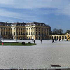 Schoenbrunn view panorama Schoenbrunn