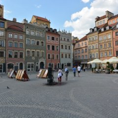 Poland-Warsaw 24-Old Town market square Old Town market square