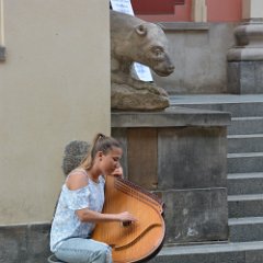 Poland-Warsaw 29-Street musician Street musician