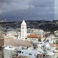 Jerusalem view from Davids Tower Panorama View of Jerusalem from David's Tower