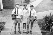 Outside F-Block, Maths. Steven de Wijze, Kathy, Massimo Toti